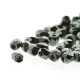 True2™ Czech Fire polished faceted glass beads 2mm - Jet hematite